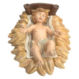 Bambinello con culla serie 45 cm Euromarchi per esterno