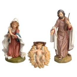 Natività cm 45 Lux Euromarchi set 3 soggetti