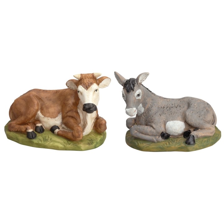 Set bue e asino Lux per statue cm 45 Euromarchi