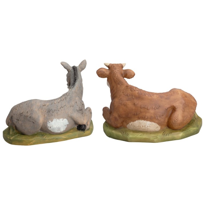 Set bue e asino Lux per statue cm 45 Euromarchi