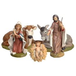 Natività 5 soggetti serie 45 cm Lux Euromarchi