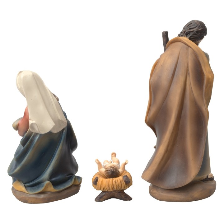 Natività 3 soggetti in resina serie 15 cm