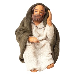 Hombre sentado que descansa serie 10 cm