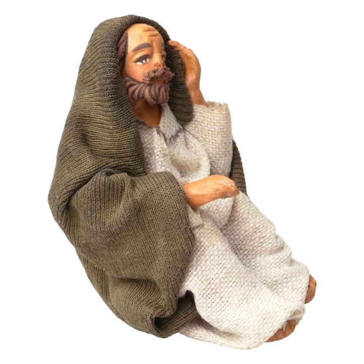 Seated man at rest series 10 cm
