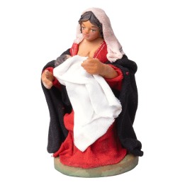 Seated woman nursing series 10 cm