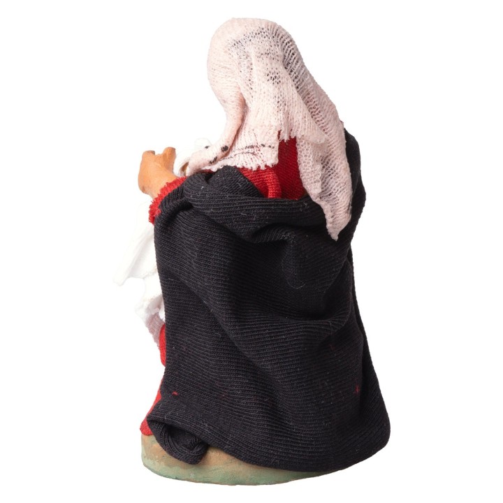 Donna seduta che allatta serie 10 cm