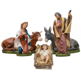 Set Natività 5 soggetti serie 53 cm Euromarchi da esterno