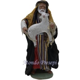 Hombre con oveja Lux cm 15