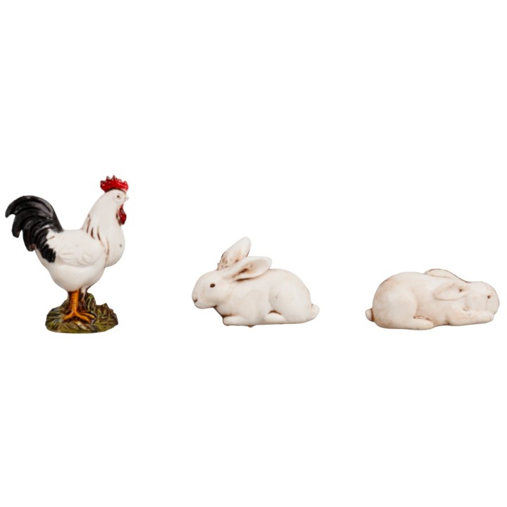 Set de 6 animales de granja serie 8-10 Landi Moranduzzo