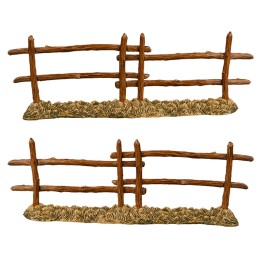 Set 2 staccionate doppie cm 21,5x7,1 h