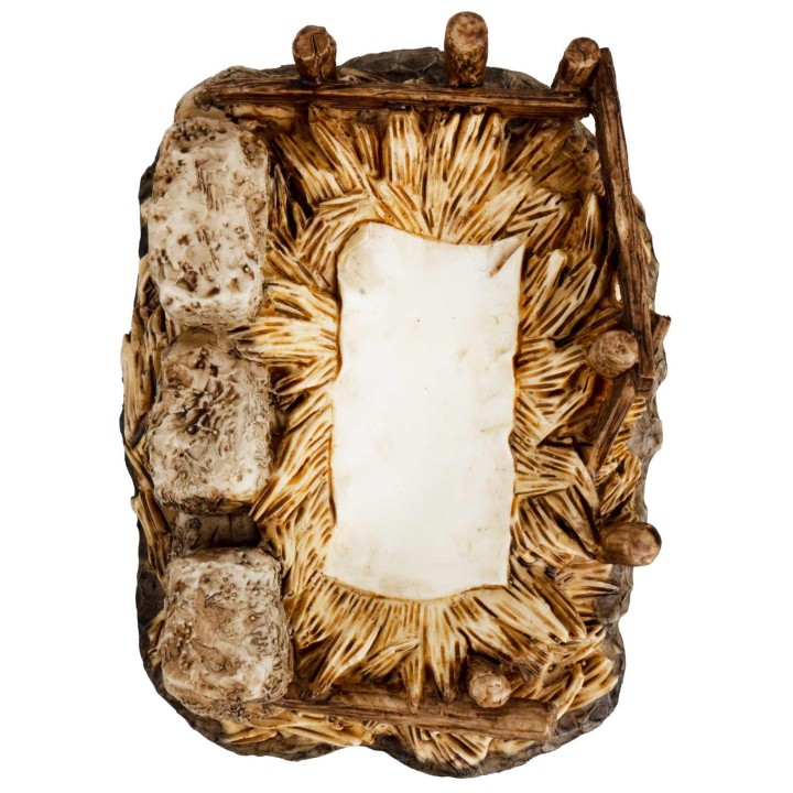 Baby Jesus with removable cradle in resin series 15 cm Landi