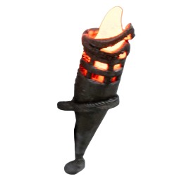 Antorcha h 4,1 cm parpadeante a LED naranja 12 v.