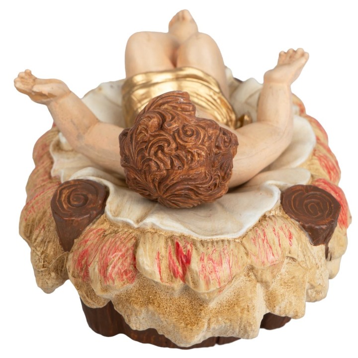 Jesús niño en la cuna serie 30 cm Euromarchi