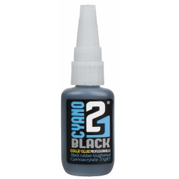 Pegamento cianoacrilato negro reforzado 21 g