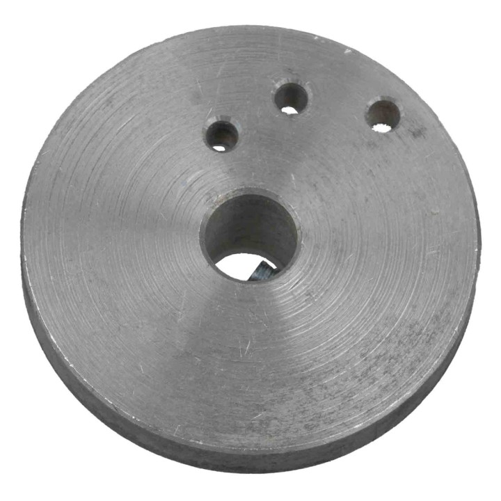 Aluminum pulley ø 3.5 cm for 4W gear motors