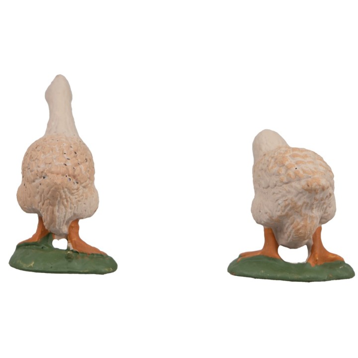 Set 2 geese for statues cm 15-21 h. 