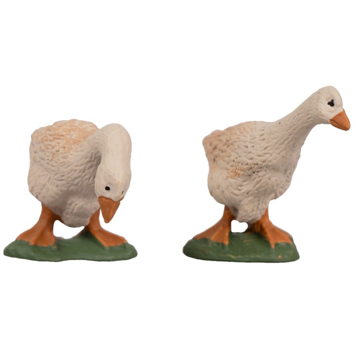 Set 2 geese for statues cm 15-21 h. 