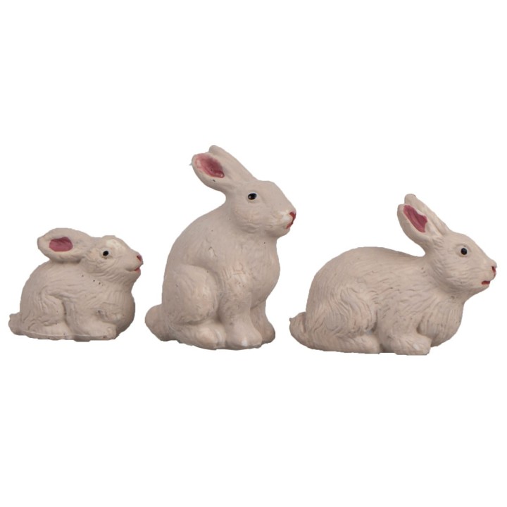 Set of 3 rabbits