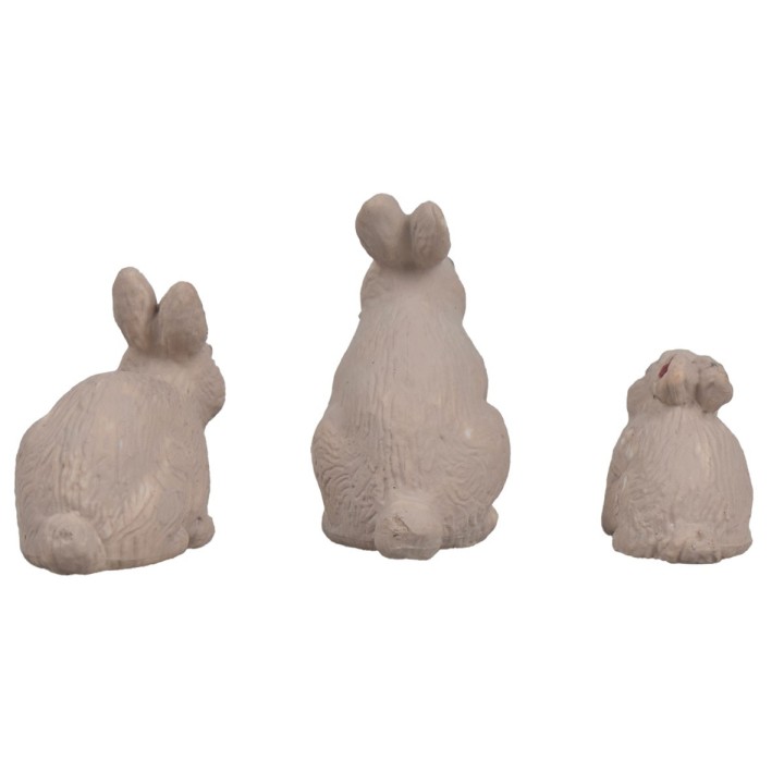 Conjunto de 3 conejos