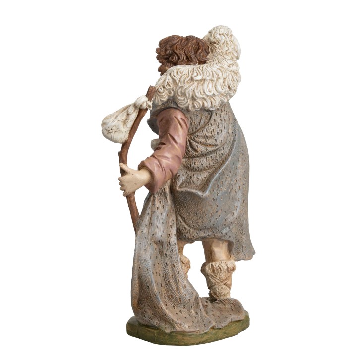 Viandante con pecora sulle spalle serie 30 cm Euromarchi