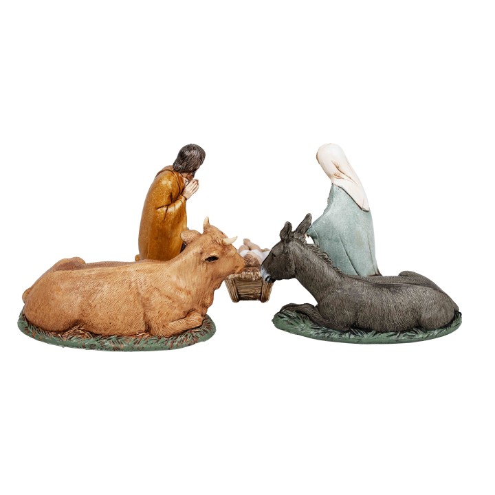 Natividad 3 sujetos en PVC serie 10 cm