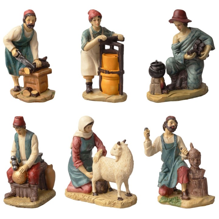 Sep 6 statues 15 cm presepe in resin