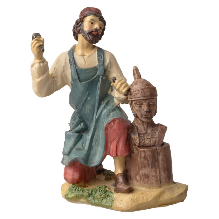 Conjunto de 6 estatuas de 15 cm para belén en