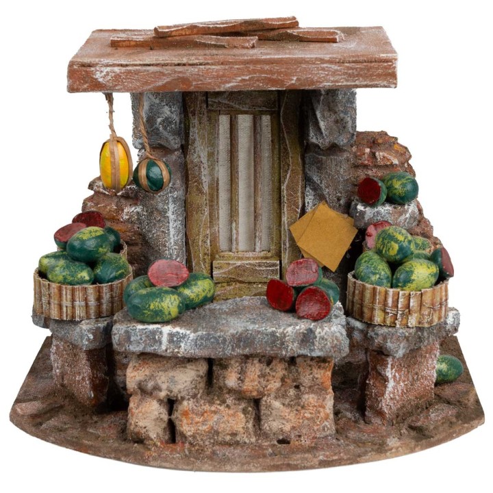 Bottega del fruttivendolo cm 19,8x14,4x16,1 h