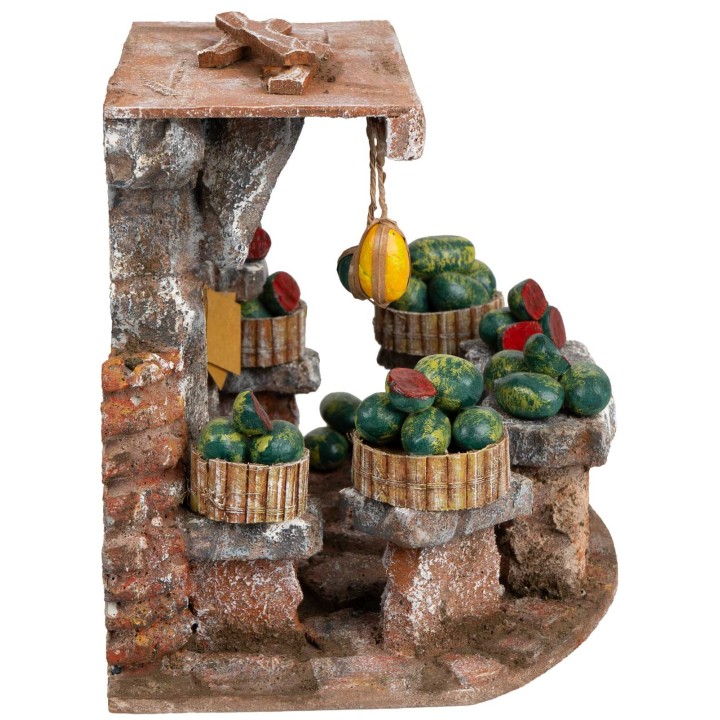 Bottega del fruttivendolo cm 19,8x14,4x16,1 h