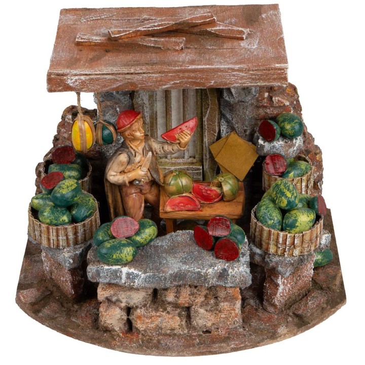 Bottega del fruttivendolo cm 19,8x14,4x16,1 h