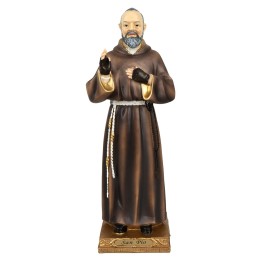 San Padre Pio 32,5 cm in resina