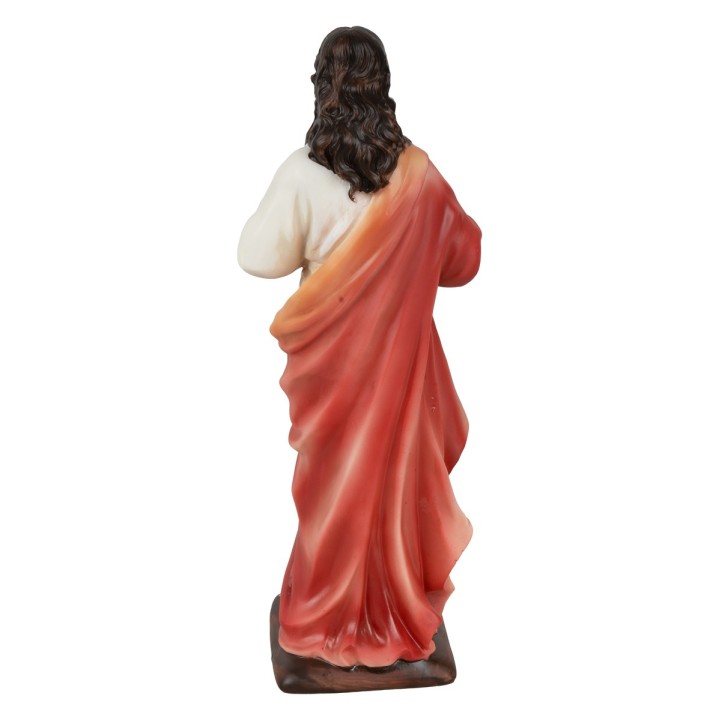 Sacro Cuore di Gesù 20,5 cm in resina