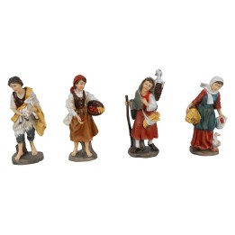 Set 4 mestieri serie 14-15 cm in resina