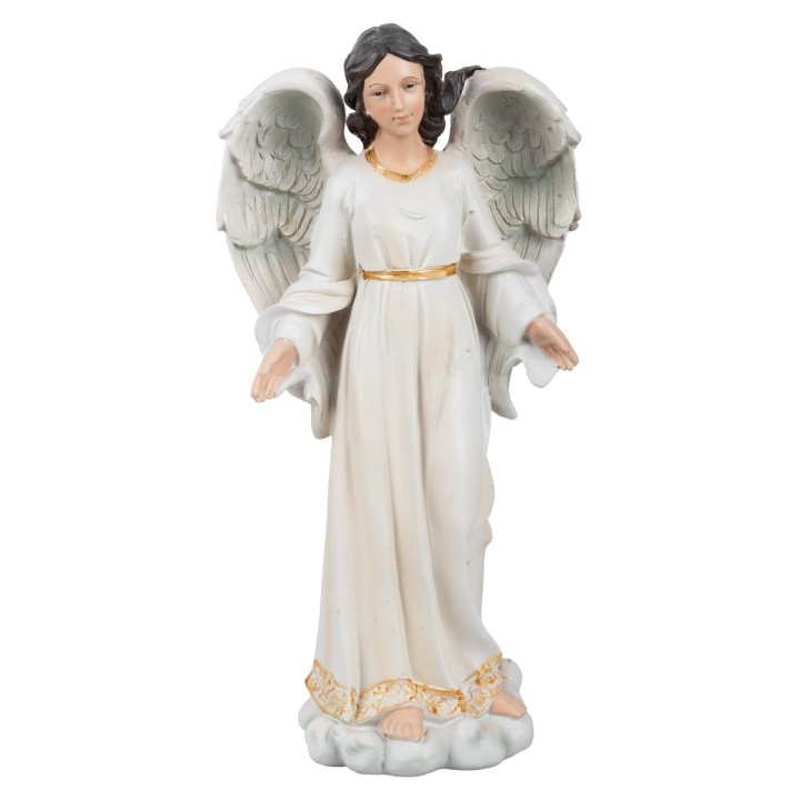 Angel in resin with fabric h 65 cm