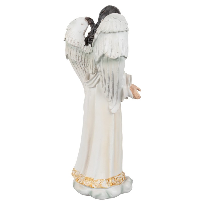 Angel in resin with fabric h 65 cm