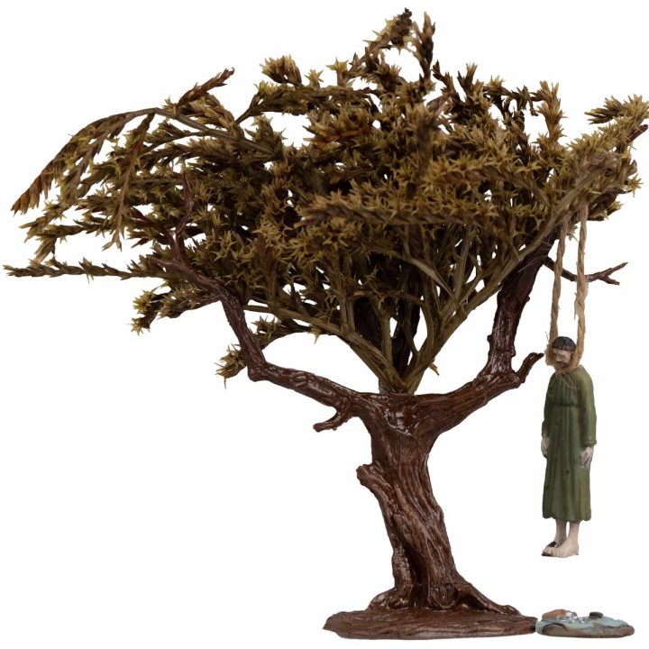 Judas hanged 5 cm in resin