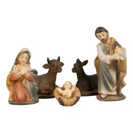 Nativity 5 subjects in resin 3.5 cm