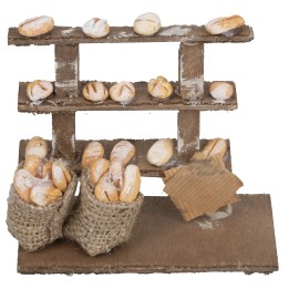 Banco pane per venditore cm 12x6x10 h.