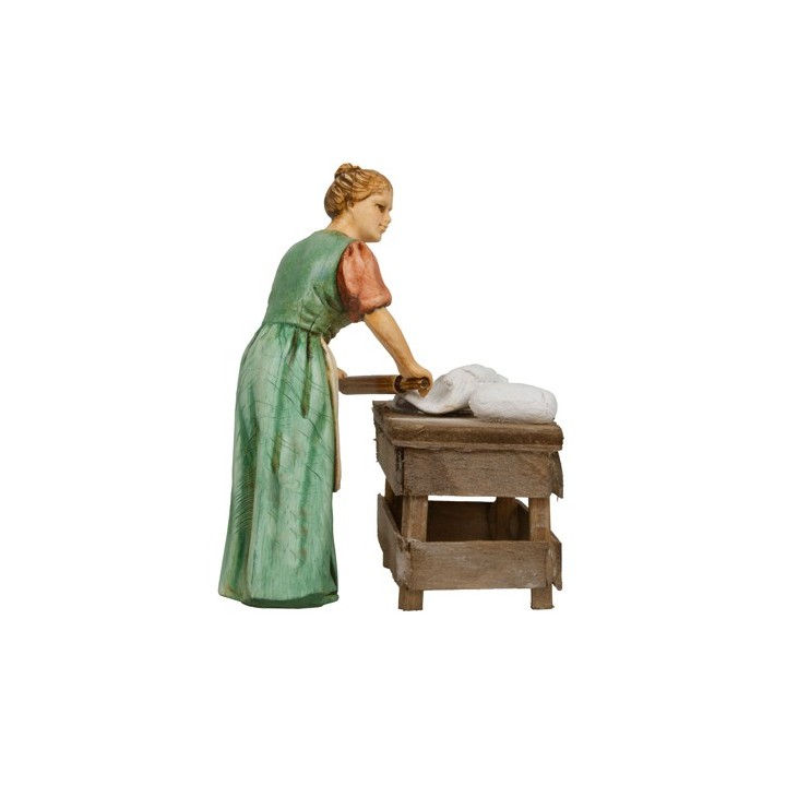 Stall with bread cm 9.5x7x6.5 h for Nativity Scene