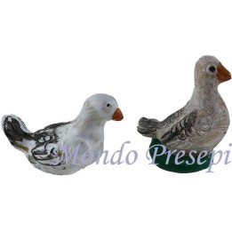 Conjunto de 2 palomas