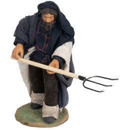 Campesino con horca 11 cm