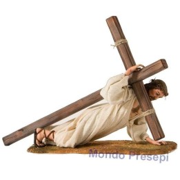 Gesù sotto la croce cm 30