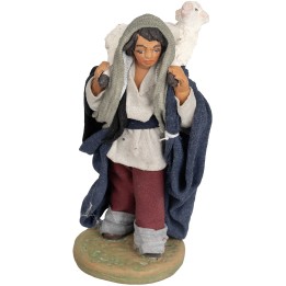 Vendedora de cestas de 10 cm