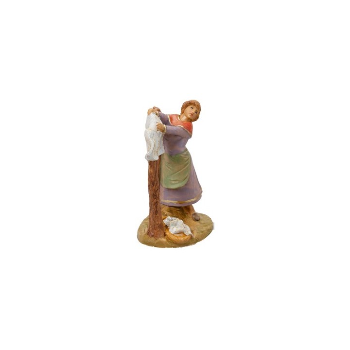Donna che stende panni 12 cm Fontanini