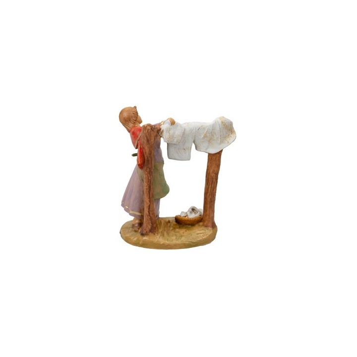 Donna che stende panni 12 cm Fontanini