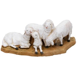 Gregge di pecore Fontanini per statue da 12 cm