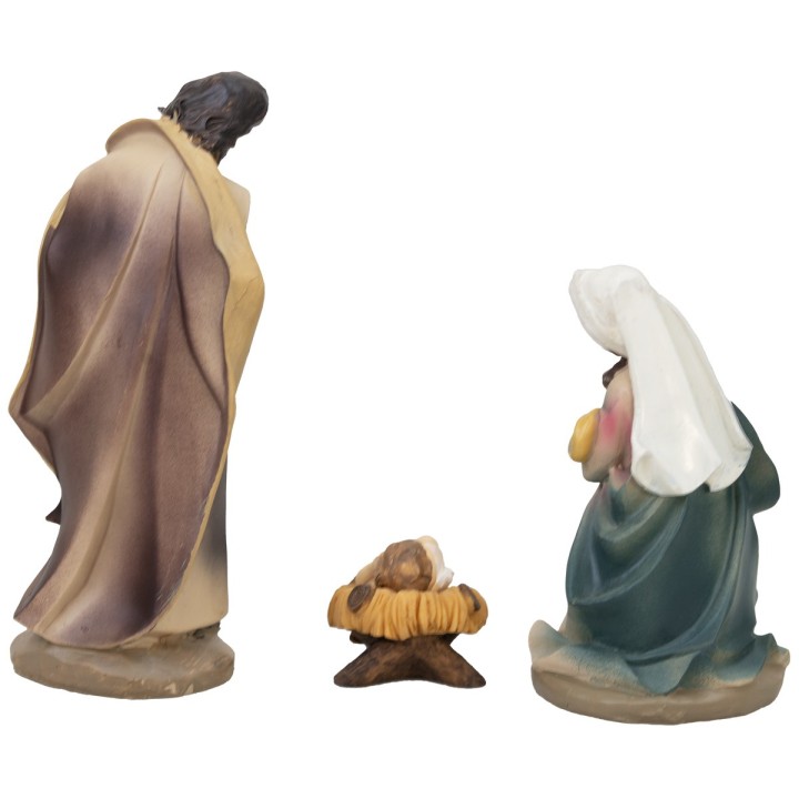 Natividad 3 figuras en resina cm 20