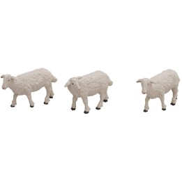 Conjunto de 3 ovejas para estatuas de 10 cm Oliver