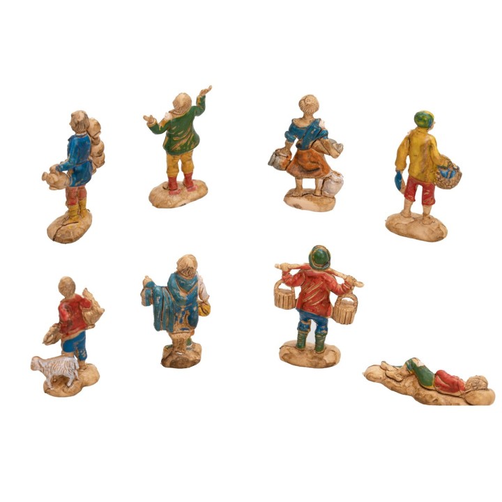 Set 8 mestieri serie 3,5 cm Euromarchi