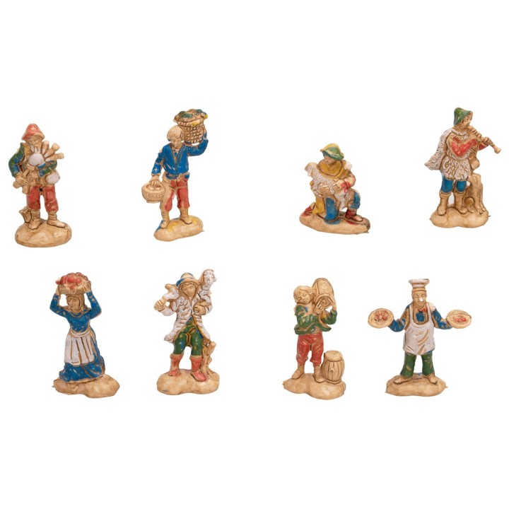 Set 8 soggetti serie 3,5 cm Euromarchi